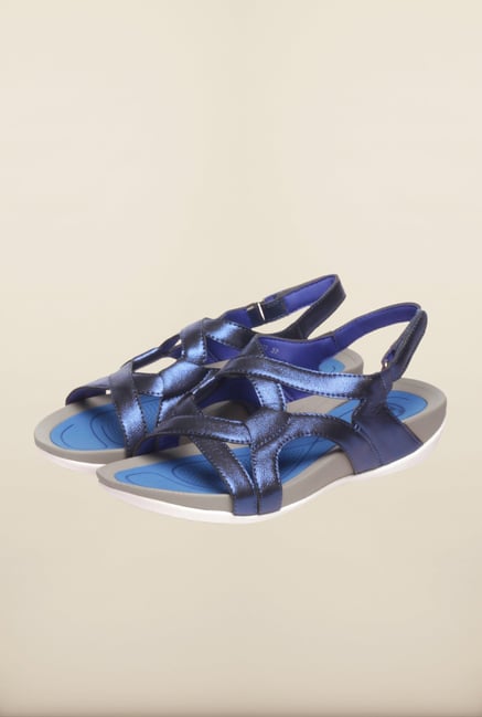 Pavers England Navy Back Strap Sandals Pavers England Navy Back Strap Sandals