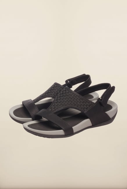 Pavers England Black Back Strap Sandals Pavers England Black Back Strap Sandals