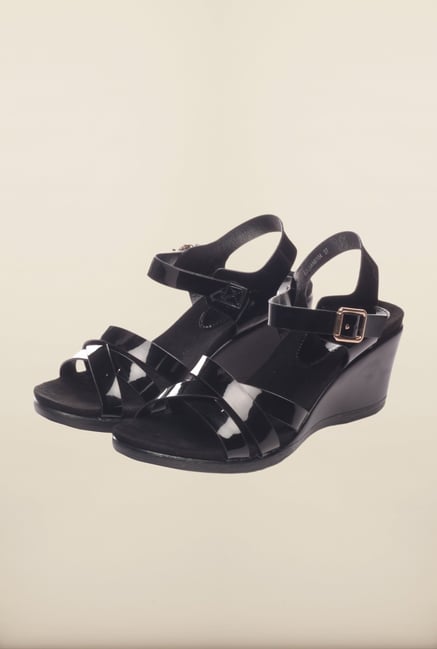 Pavers England Black Wedges Pavers England Black Wedges