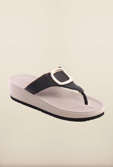 Pavers England Black Platform Sandals Pavers England Black Platform Sandals