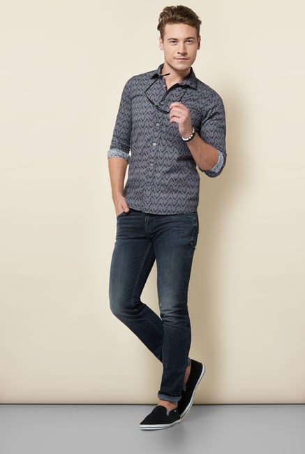 Integriti Dark Blue Skinny Fit Jeans Integriti Dark Blue Skinny Fit Jeans