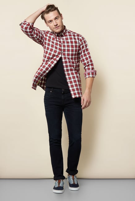 Integriti Dark Blue Lightly Washed Jeans Integriti Dark Blue Lightly Washed Jeans