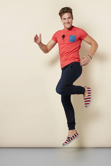 Integriti Navy Cotton Jeans Integriti Navy Cotton Jeans