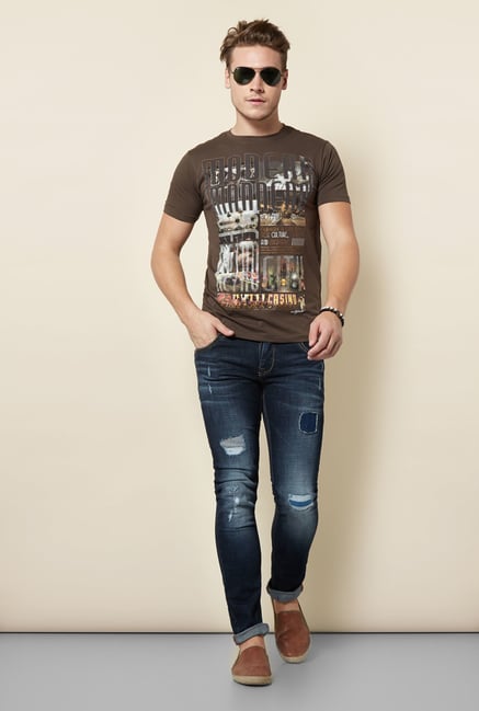 Integriti Navy Tattered Jeans Integriti Navy Tattered Jeans