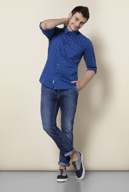 Integriti Navy Cotton Shirt Integriti Navy Cotton Shirt