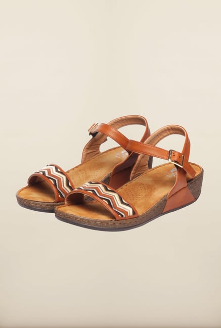 Pavers England Tan Ankle Strap Sandals Pavers England Tan Ankle Strap Sandals
