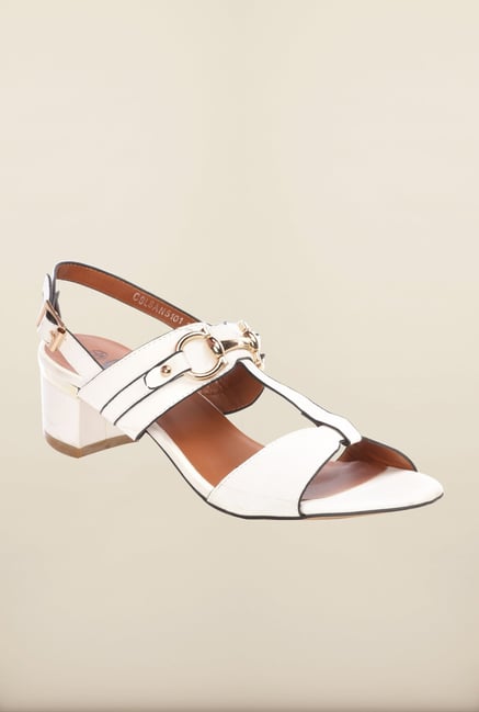 Pavers England White Back Strap Sandals Pavers England White Back Strap Sandals