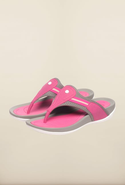 Pavers England Pink & Grey Slippers Pavers England Pink & Grey Slippers