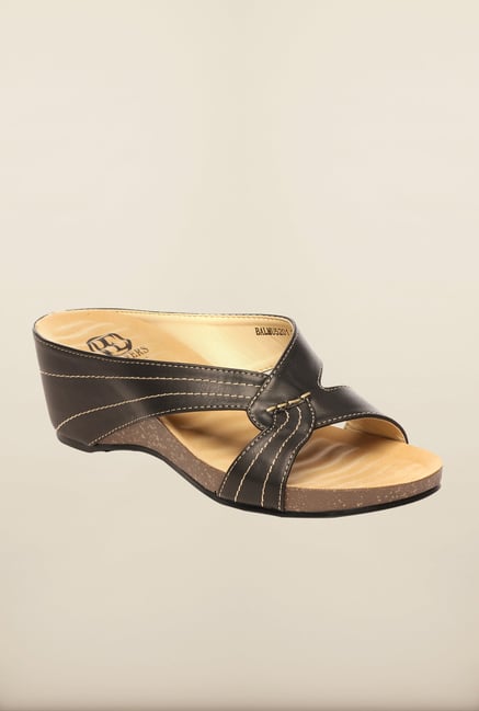 Pavers England Black Cross Strap Sandals Pavers England Black Cross Strap Sandals