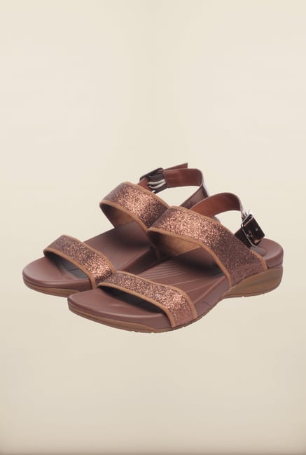 Pavers England Brown Back Strap Sandals Pavers England Brown Back Strap Sandals