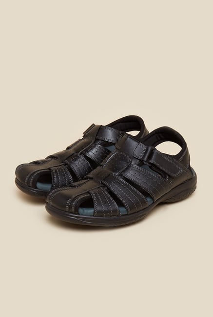 Metro Black Fisherman Sandals Metro Black Fisherman Sandals