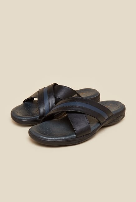Metro Black Cross Strap Sandals Metro Black Cross Strap Sandals