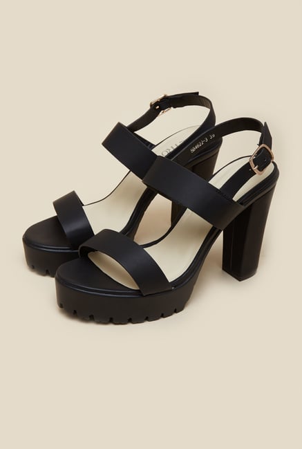 Metro Black Platform Sandals Metro Black Platform Sandals