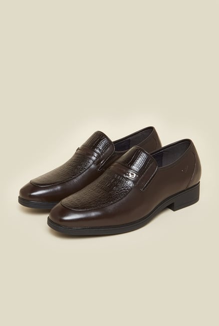 Da Vinchi by Metro Brown Slip-Ons Da Vinchi by Metro Brown Slip-Ons