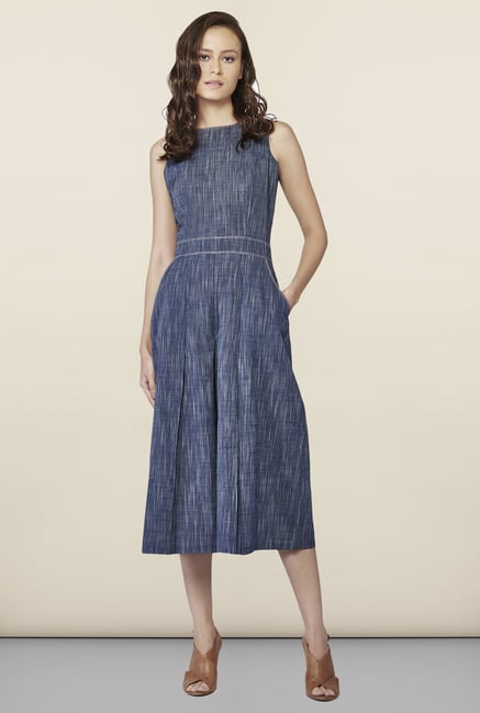 AND Dark Grey Solid Jumpsuit AND Dark Grey Solid Jumpsuit