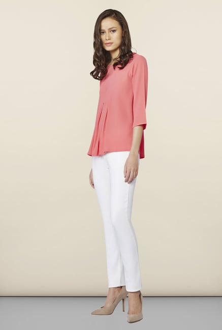 AND Peach Solid Top AND Peach Solid Top