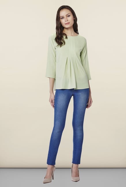 AND Sea Green Solid Top AND Sea Green Solid Top