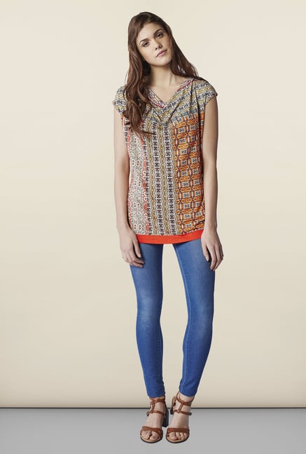 AND Multicolor Printed Top AND Multicolor Printed Top