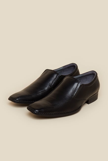 Metro Black Leather Shoes Metro Black Leather Shoes