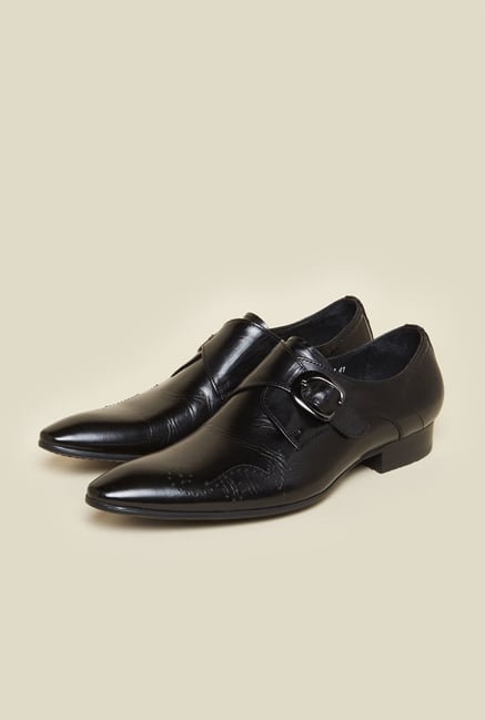 Da Vinchi by Metro Black Leather Casual Shoes Da Vinchi by Metro Black Leather Casual Shoes