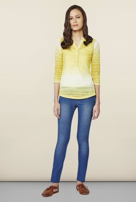AND Lime Ombre Striped Top AND Lime Ombre Striped Top