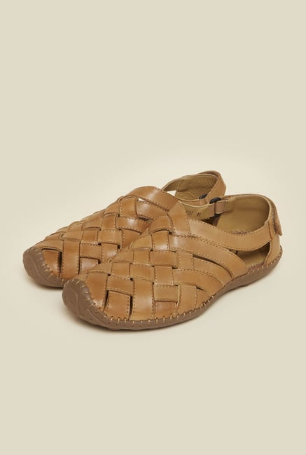 Da Vinchi by Metro Tan Leather Sandals Da Vinchi by Metro Tan Leather Sandals