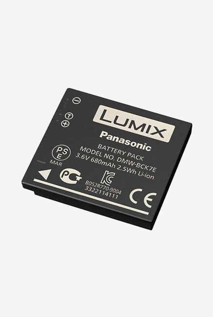 Panasonic DMW-BCK7E Lithium-Ion Battery Black Panasonic DMW-BCK7E Lithium-Ion Battery Black
