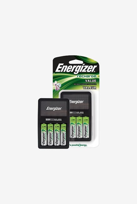 Energizer AA Battery with Charger White Energizer AA Battery with Charger White