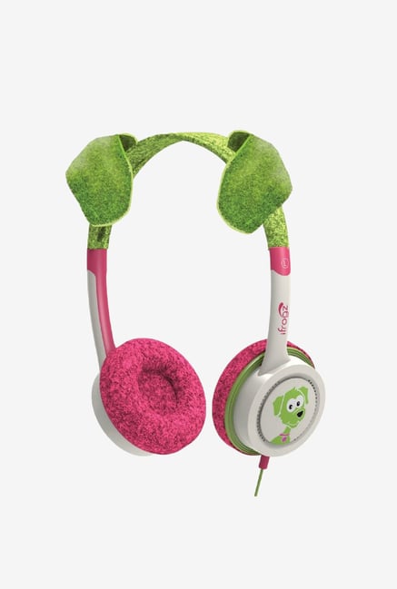 iFrogz Little Rockers Costume Headphones Lime Green Puppy iFrogz Little Rockers Costume Headphones Lime Green Puppy