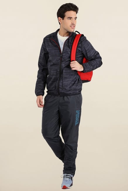 Puma Dark Grey Printed Ferrari Jacket Puma Dark Grey Printed Ferrari Jacket
