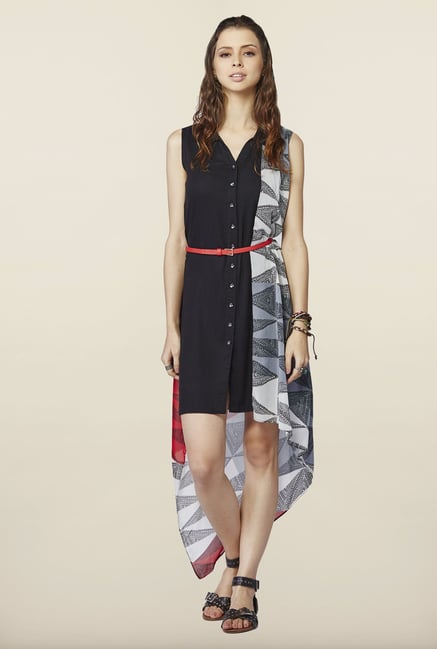 Global Desi Black High Low Dress Global Desi Black High Low Dress