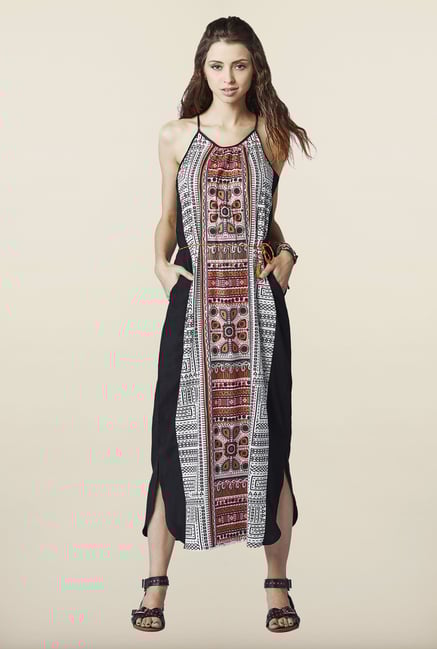Global Desi Black A Line Dress Global Desi Black A Line Dress