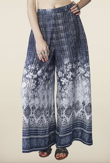 Global Desi Black Ombre Palazzo Global Desi Black Ombre Palazzo