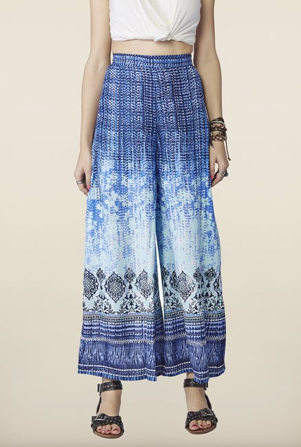 Global Desi Blue Ombre Palazzo Global Desi Blue Ombre Palazzo