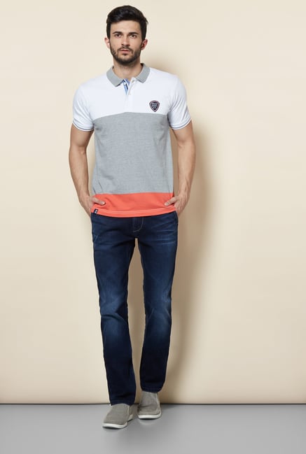 Easies Blue Lightly Washed Jeans Easies Blue Lightly Washed Jeans