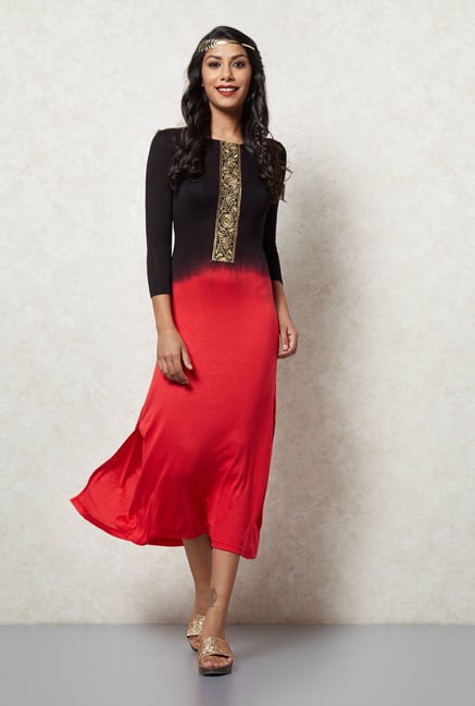 Ira Soleil Black Ombre Dress Ira Soleil Black Ombre Dress