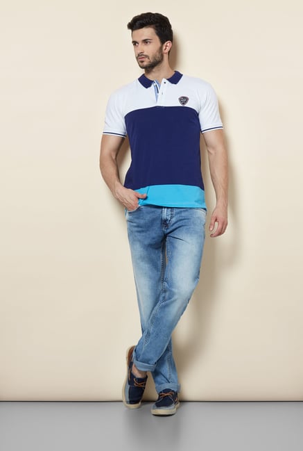 Easies Multicolored Casual Polo T-Shirt Easies Multicolored Casual Polo T-Shirt