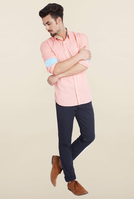 Parx Navy Chinos Parx Navy Chinos