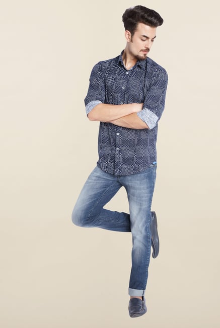 Parx Blue Slim Fit Jeans Parx Blue Slim Fit Jeans