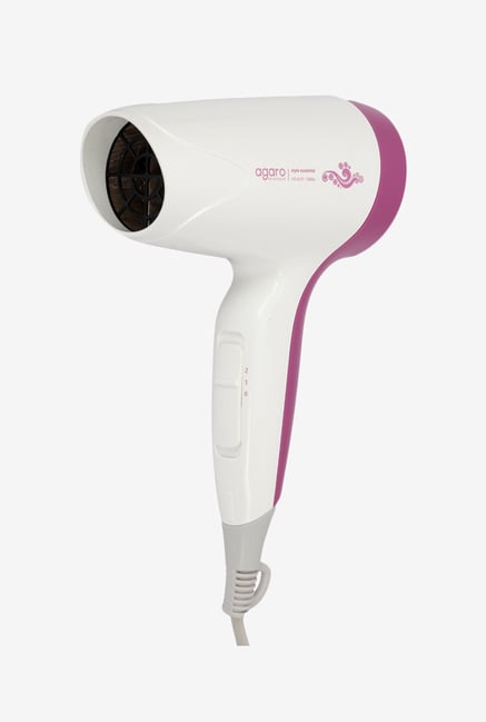 Agaro Style Essential 6501 Hair Dryer White & Purple Agaro Style Essential 6501 Hair Dryer White & Purple