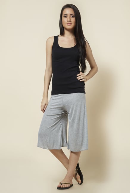 Zudio Black Solid Racerback Top Zudio Black Solid Racerback Top