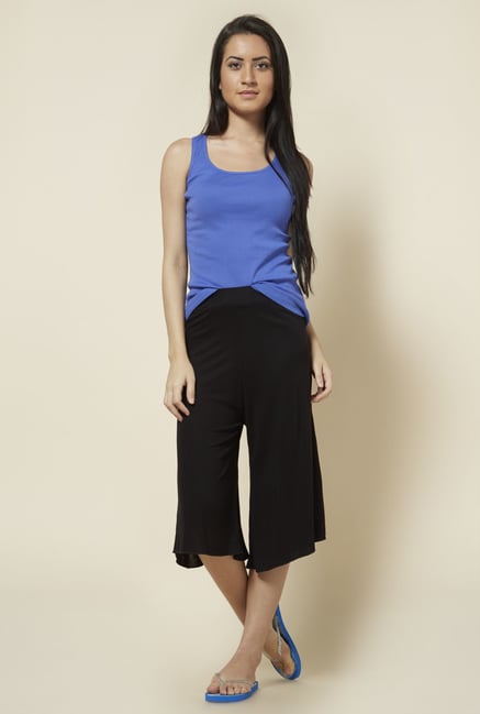 Zudio Blue Solid Racerback Top Zudio Blue Solid Racerback Top