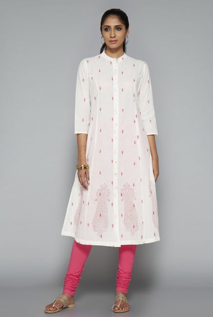 Utsa Pink Printed Kurta Utsa Pink Printed Kurta