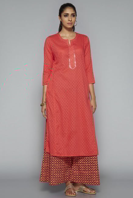 Utsa Coral Printed Kurta Utsa Coral Printed Kurta