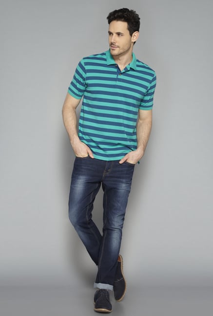 Westsport Mens Green Polo T Shirt Westsport Mens Green Polo T Shirt