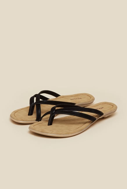 Mochi Black Thong Sandals Mochi Black Thong Sandals