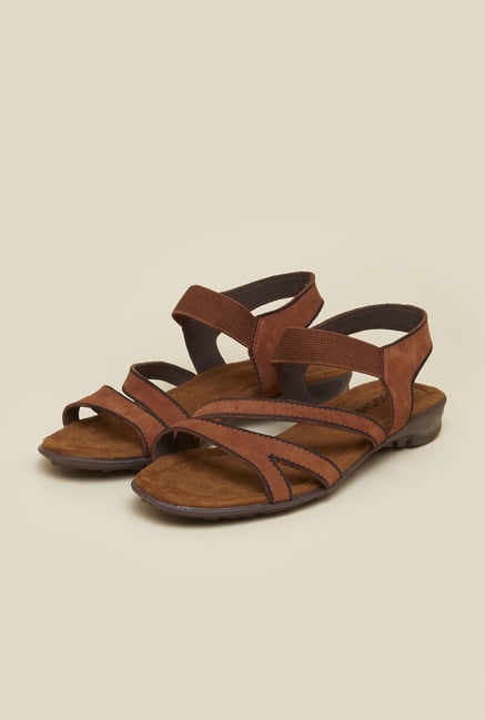 Mochi Tan Back Strap Flat Sandals Mochi Tan Back Strap Flat Sandals