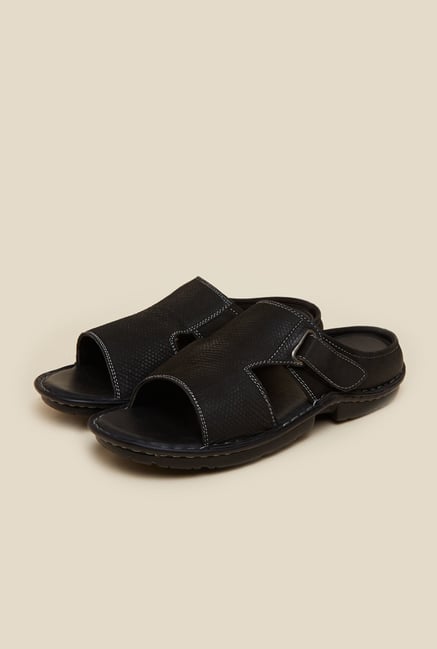 Mochi Black Mule Casual Sandals Mochi Black Mule Casual Sandals