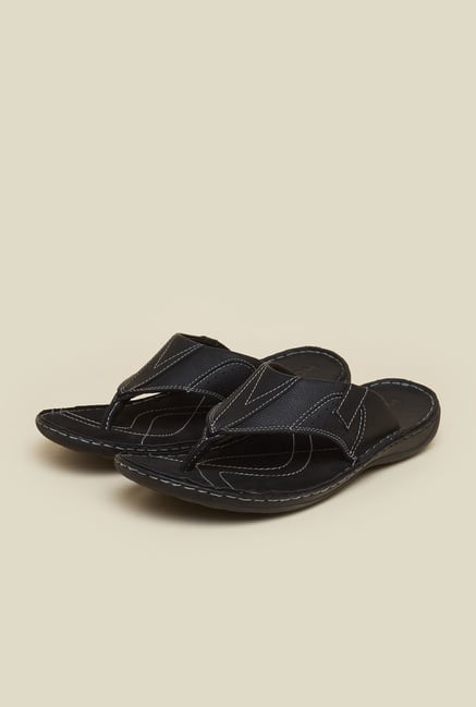 Mochi Black Leather Thongs Mochi Black Leather Thongs