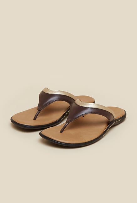 Mochi Brown Flat Thong Sandals Mochi Brown Flat Thong Sandals